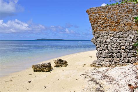 Kanumera Bay Isle Of Pines New Caledonia Stock Image Image Of