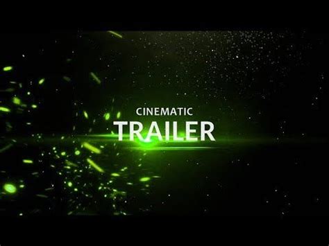 Cinematic Trailer Template Videohive After Effects Pro Video Motion