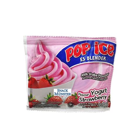 Jual POP Ice Blender Renceng Aneka Rasa Netto 10 Sct X 25 Gr Shopee