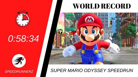 Super Mario Odyssey Speedrun World Record M S Any Youtube