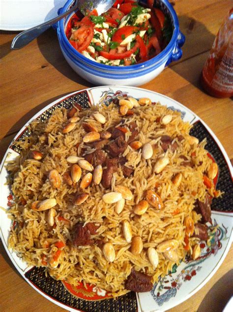 Afghan Rice With Lamb And Nuts Recipe