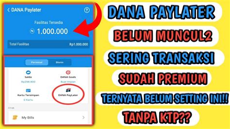 DANA PAYLATER LANSUNG MUNCUL CARA AKTIFKAN DANA PAYLATER TERBARU