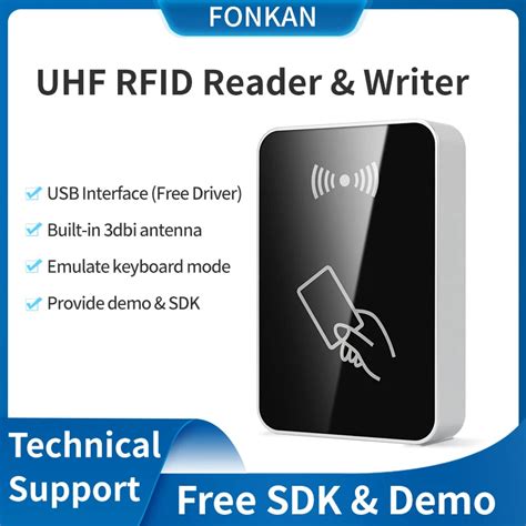 Fonkan Mhz Rfid Uhf Desktop Write Tag Reader Usb Interface