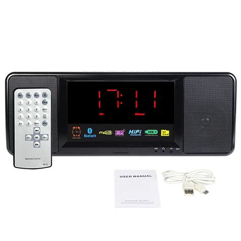 Купить 5 вт цифровое радио fm bluetooth динамик с дистанционным ...