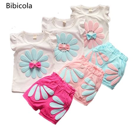 Bibicola Ropa Para Beb Reci N Nacido Conjuntos De Ropa De Verano Para