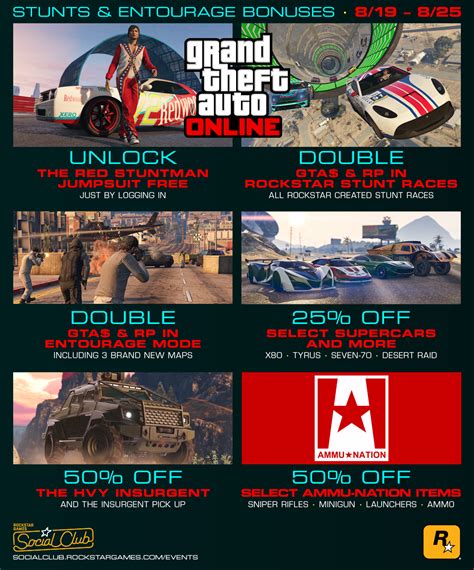 Double Gta And Rp Rockstar Stunt Races 3 New Entourage Mode Maps