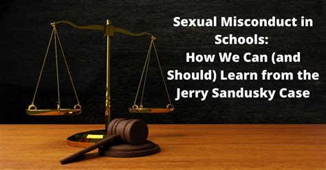 Sexual Misconduct In Schools How We Can And Should Learn From The