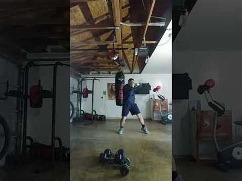 Quick Minute Boxing Workout Shadow Boxing Bagwork Burn Calories