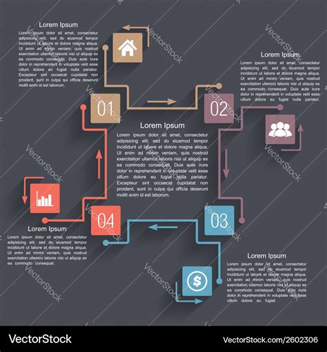 Diagram template Royalty Free Vector Image - VectorStock