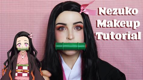 Nezuko Cosplay Makeup Tutorial Demon Slayer Kimetsu No Yaiba YouTube