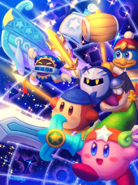 Kirby Meta Knight King Dedede Magolor And Bandana Waddle Dee Kirby