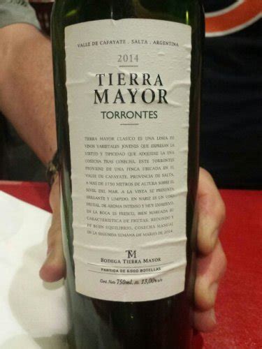 Tierra Mayor Torrontés Vivino Australia