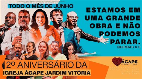 Culto De Ano Da Igreja Batista Gape Jardim Vit Ria Pr Wallace