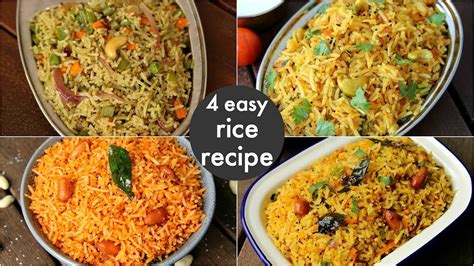 4 Easy Instant Rice Recipes Lunch Box Recipes And Ideas बच्चों की पसंदीदा लंच बॉक्स रेसिपीज