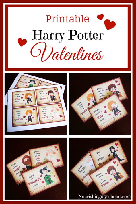 Harry Potter Valentines Printable