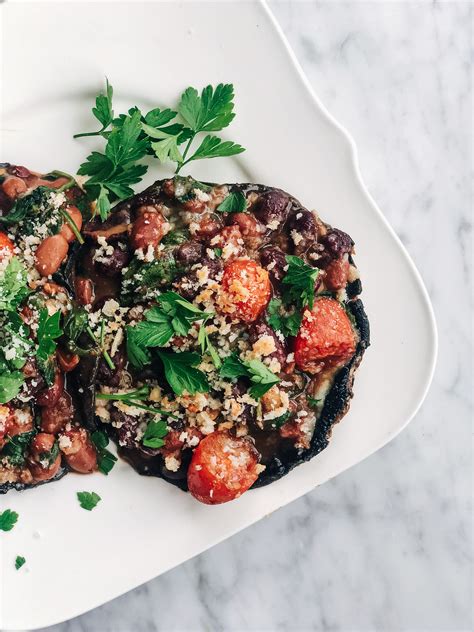 Veggie Stuffed Portobello Mushrooms - Nutrition Happens