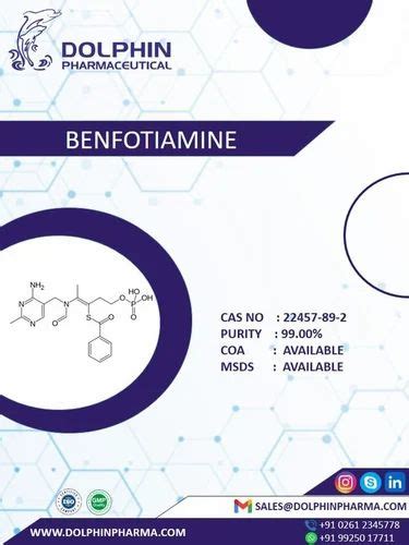 Benfotiamine Powder At Rs Kg Benfotiamine Powder In Surat Id