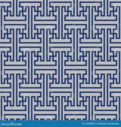 Japanese Zigzag Maze Pattern Stock Vector Illustration Of Ground