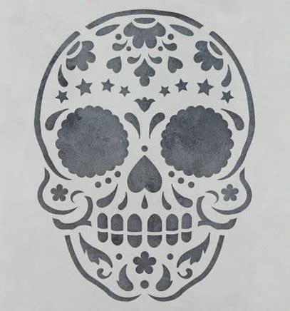 Stencil Calavera