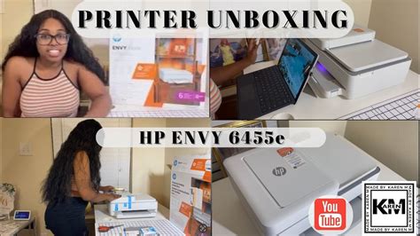 Unboxing My New Hp Printer Envy E Youtube