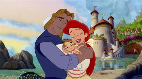 John And Ariel With Their Daughter Disney Crossover Fan Art 34509039