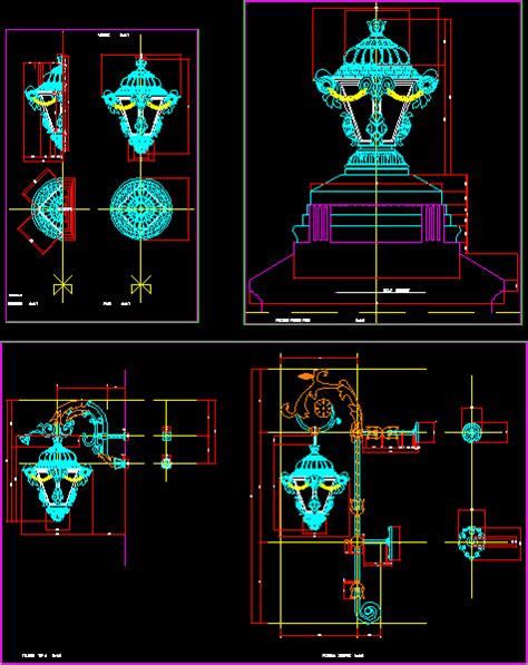 Luminarias Tecnolite En Autocad Librer A Cad