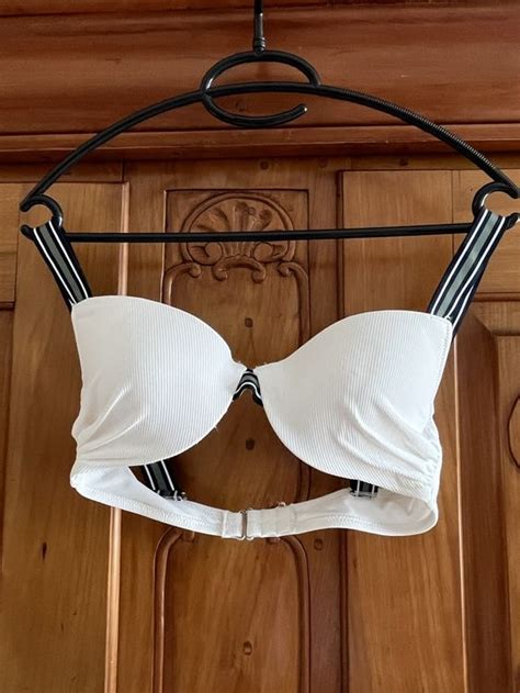 Weisser Bandeau Bikini Top Grösse S M Kaufen auf Ricardo