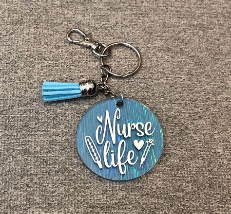 Nurse Keychain Nurse Life With Thermometer And Etsy In 2021