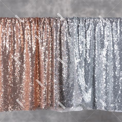 Shiny Champagne Gold to Silver Ombre Sequin Fabric - OneYard