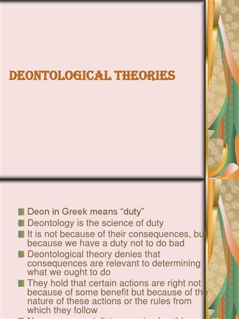 Deontological Theories | Natural And Legal Rights | Natural Law