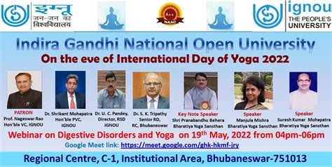 IGNOU RC Bhubaneswar News Events Latest International Yoga Day 2022