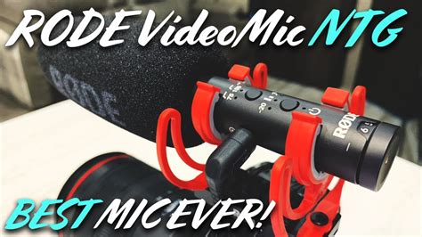 RODE VideoMic NTG Unboxing Test BEST MIC EVER YouTube