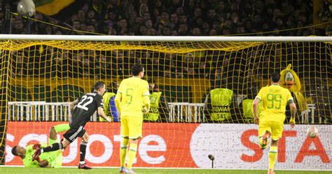 La marche était trop haute pour Nantes Ligue Europa Crumpe