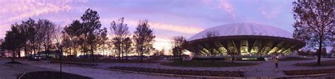 University Of Illinois Assembly Hall Sunset Panorama Urbana Champaign Illinois