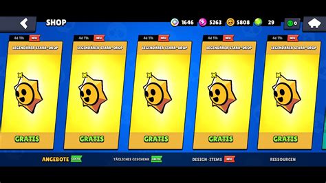 Brawl Stars Stardrop Opening Battle Account Von Lenny Youtube