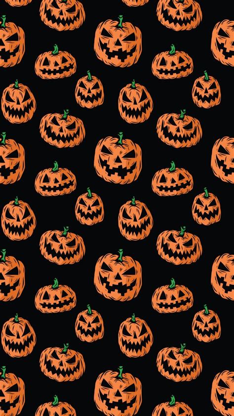 Halloween pumpkin phone wallpaper background – Artofit