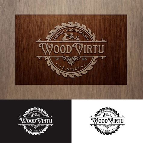 Designs | design a custom modern woodworking logo | Logo design contest