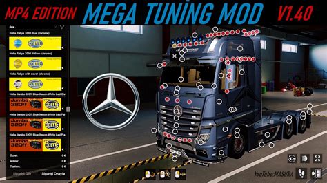 Mercedes Actros MP4 TUNING MOD MEGA TUNING MOD 1 40 MP4 Tuning Addons