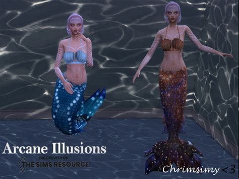 The Sims Resource Arcane Illusions Mermaid Top