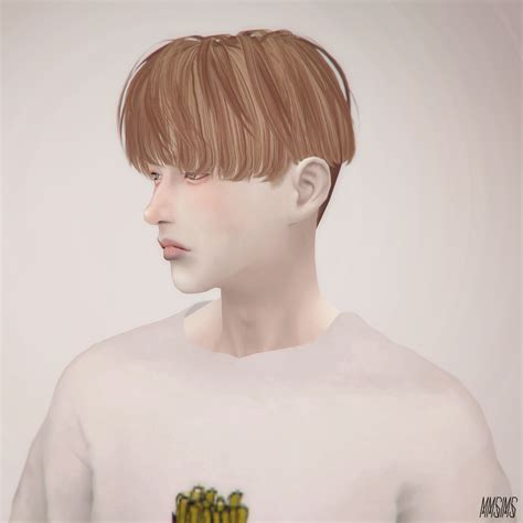 Mmsims — S4cc Mmsims Am Hair 02 ‘남성적에 체크하면 여심에게도 헤어가