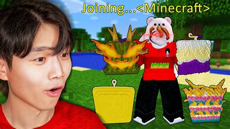 I Played Blox Fruits in Minecraft ft. @koopekool - YouTube