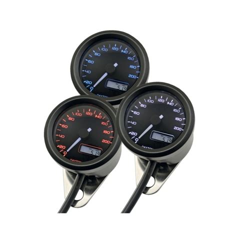 Compteur Vitesse Noir Kmh Velona Mm Daytona Electricite