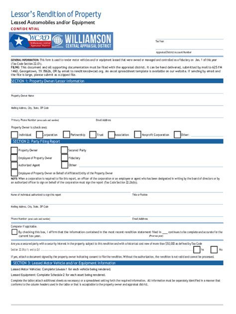 Fillable Online Leased Vehicle And Or Equipment Template Docx Fax Email