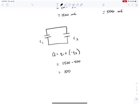 SOLVED Capacitors C1 6 00 μF and C2 2 00 μF are charged as a parallel