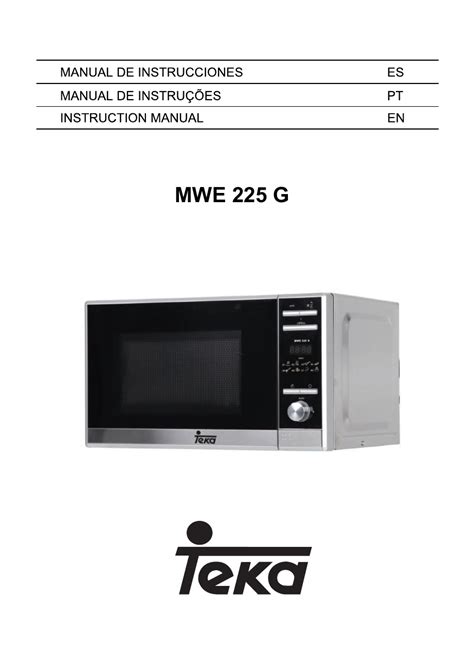 Teka MWE 225 FI Manual De Usuario Manualzz