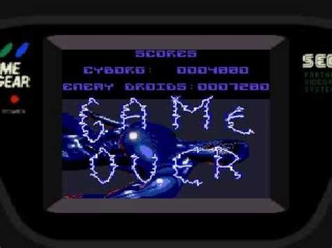 Game Over Rise Of The Robots Sega Game Gear YouTube