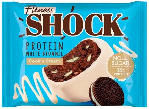 Buy FitnesShock Protein White Brownie Cookie Cream (50g) from AED16 ...