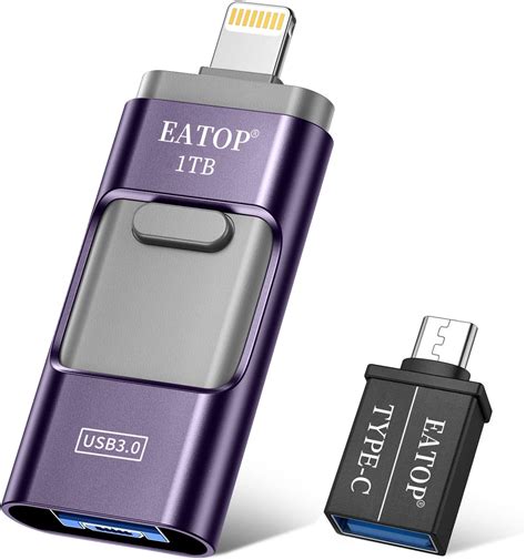 EATOP USB 3 0 Flash Drive 1TB Intended For IPhone IPad USB Memory