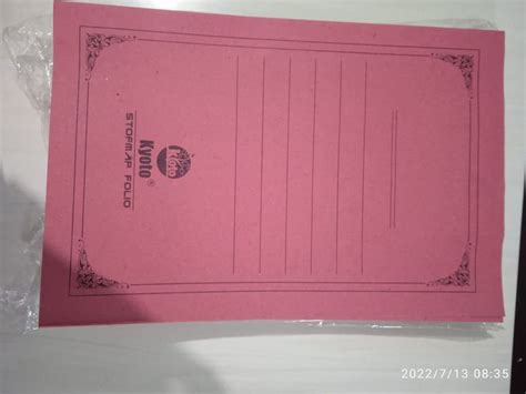 Stopmap Kertas Polos