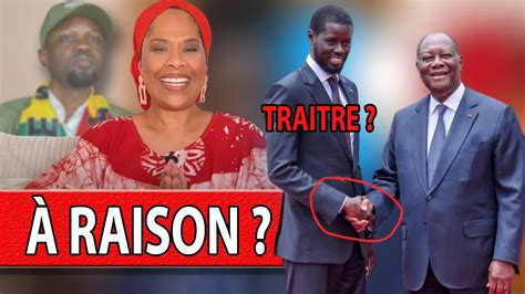 Bassirou Diomaye FAYE Chez Alassane Ouattara NATHALIE YAMB A T ELLE